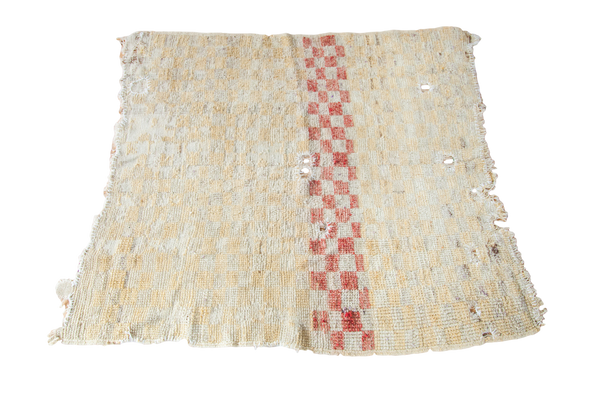 3.5x4 Vintage Tulu Square Rug // ONH Item ee001200