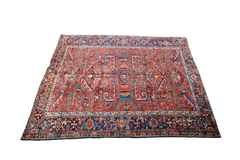 7.5x10 Vintage Heriz Carpet // ONH Item ee001202