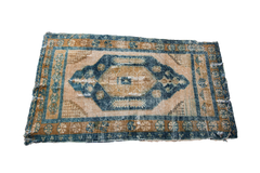 2.5x4.5 Vintage Oushak Carpet // ONH Item ee001206