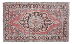 5.5x9 Vintage Oushak Carpet // ONH Item ee001211