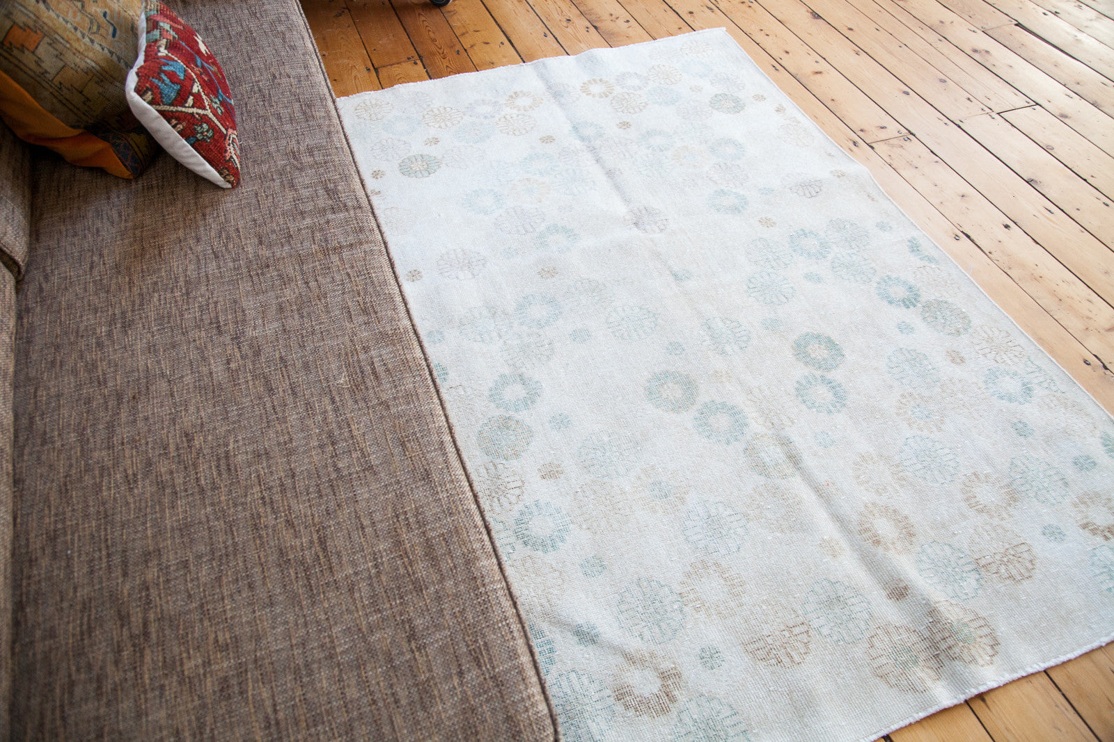 4x6.5 Distressed Modern Oushak Rug // ONH Item ee001215 Image 1