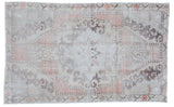 4.5x7 Distressed Oushak Rug // ONH Item ee001225