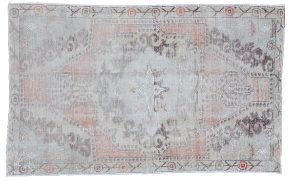 4.5x7 Distressed Oushak Rug // ONH Item ee001225