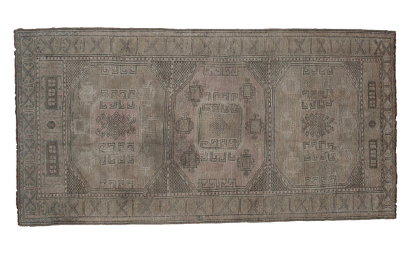 3.5x7.5 Vintage Oushak Rug Runner // ONH Item ee001226