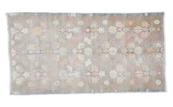 3'1" x 5'10" Vintage Modern Oushak Rug Runner / Item ee001240 image 1