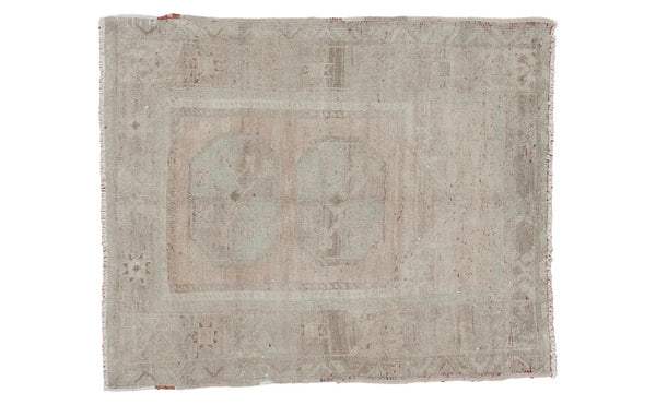 3x3.5 Vintage Oushak Square Rug // ONH Item ee001249