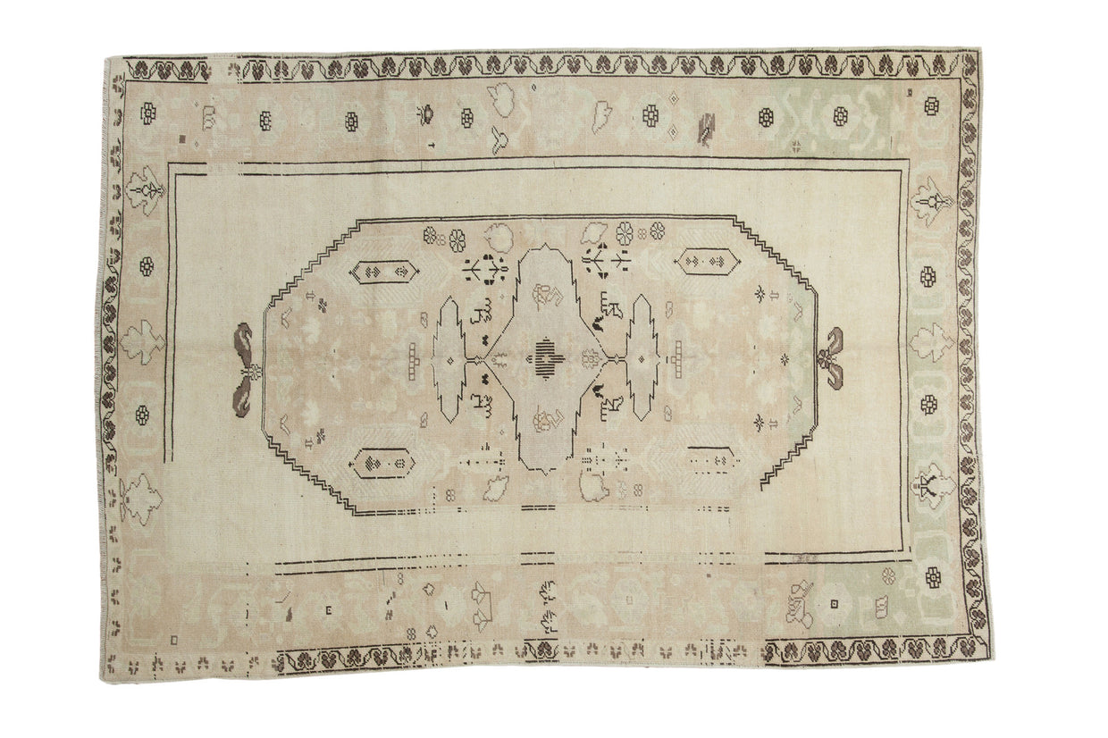 6x8.5 Vintage Oushak Carpet // ONH Item ee001253