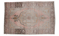 6.5x9.5 Distressed Oushak Carpet // ONH Item ee001254