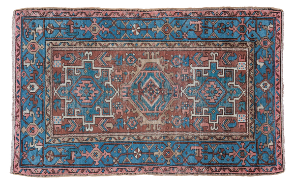 3x4.5 Persian Karaja Rug // ONH Item ee001255