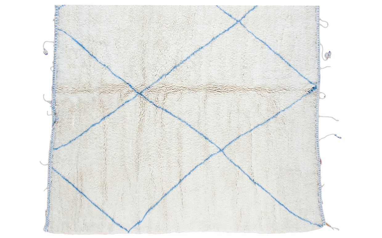8x8.5 Vintage Moroccan Carpet // ONH Item ee001266