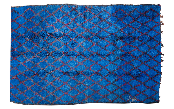 6.5x10 Vintage Moroccan Carpet // ONH Item ee001269