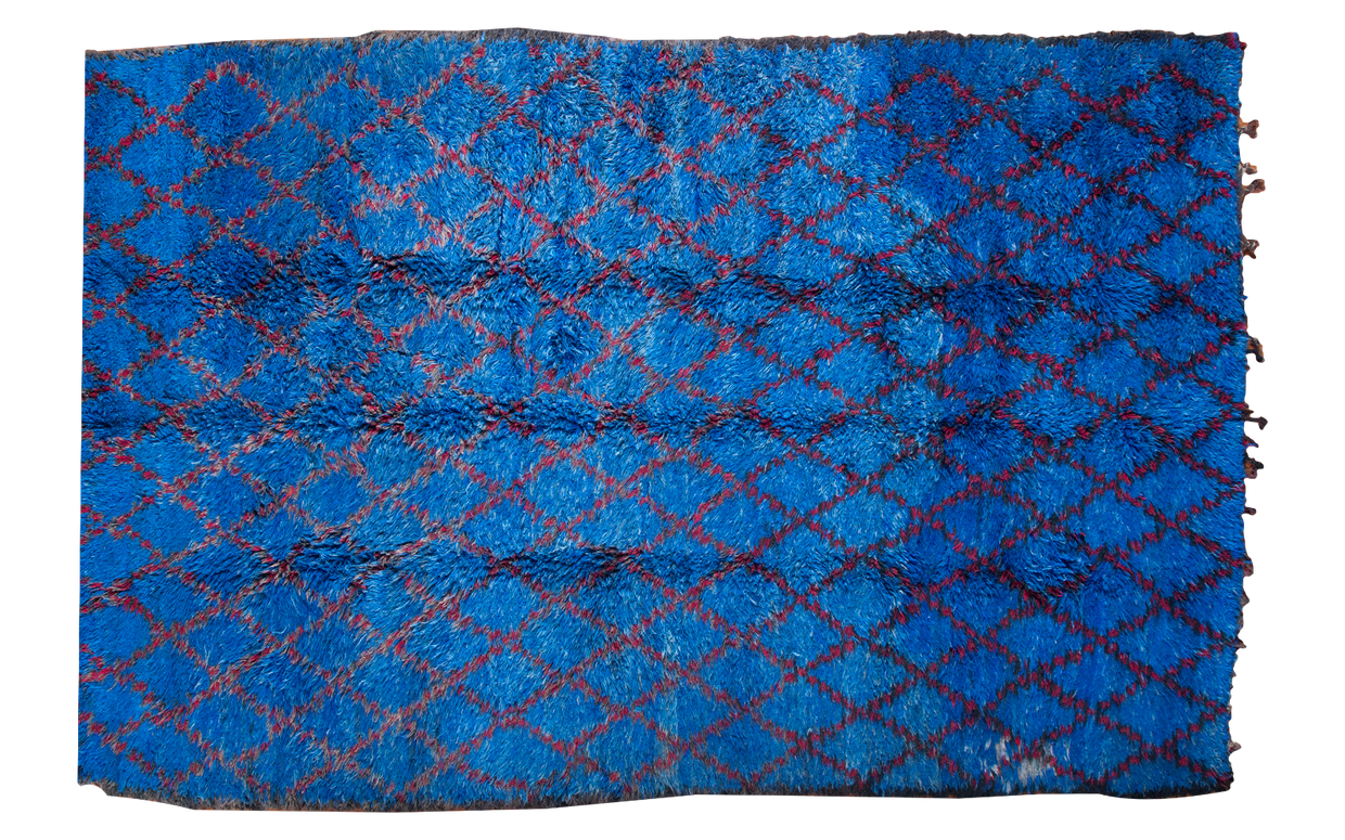 6.5x10 Vintage Moroccan Carpet // ONH Item ee001269