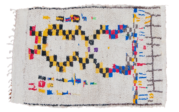 3.5x5 Vintage Moroccan Rug // ONH Item ee001281