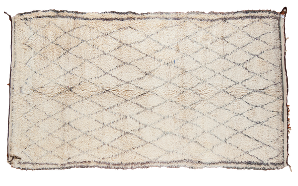 6x10.5 Vintage Beni Ourain Moroccan Carpet // ONH Item ee001290