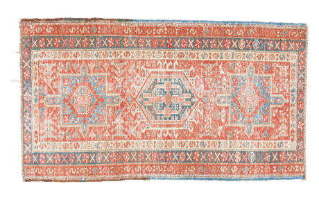 2x4 Vintage Persian Karaja Rug Runner // ONH Item ee001300