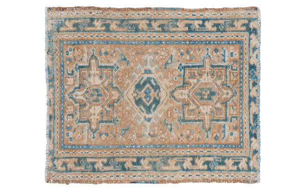 2x2.5 Vintage Persian Karaja Rug Mat // ONH Item ee001301