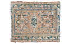 2x2.5 Vintage Persian Karaja Rug Mat // ONH Item ee001301