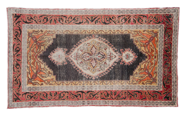 6x10.5 Distressed Oushak Carpet // ONH Item ee001308