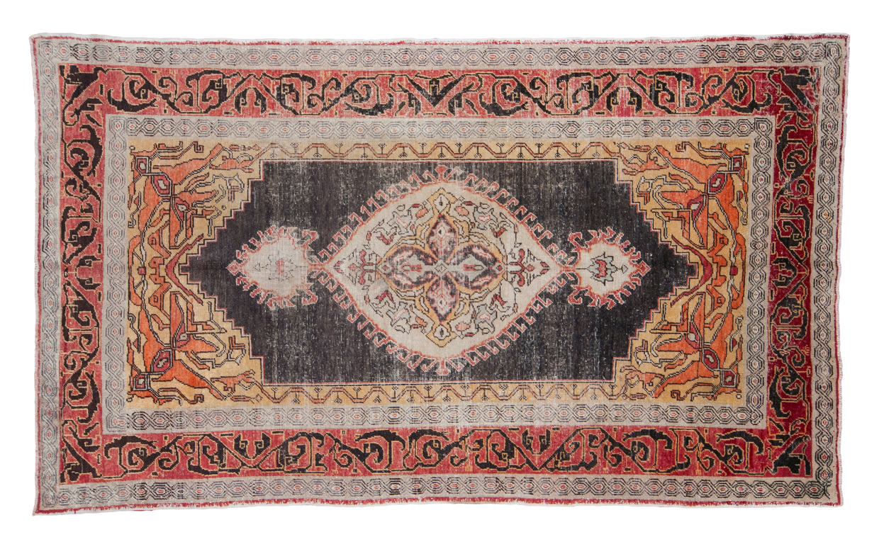 6x10.5 Distressed Oushak Carpet // ONH Item ee001308