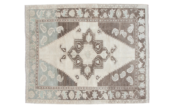 6'3" x 7'7" Vintage Oushak Carpet / Item ee001312 image 1