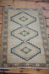 1.5x2.5 Vintage Oushak Rug Mat // ONH Item ee001313 Image 4