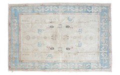 5.5x8 Vintage Oushak Carpet // ONH Item ee001315