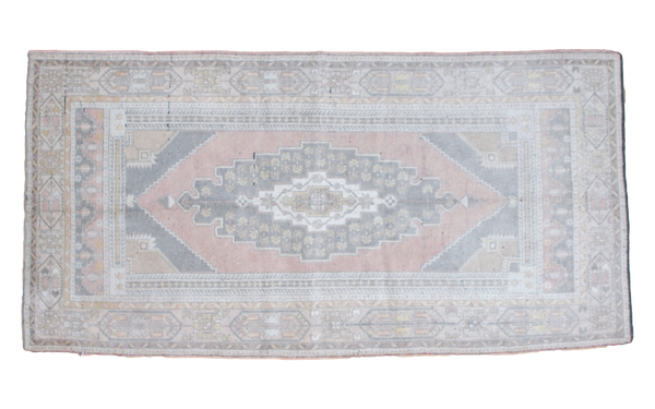 4x8 Vintage Oushak Rug Runner // ONH Item ee001318