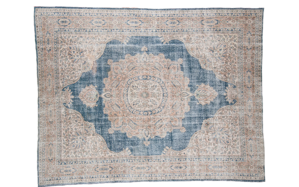 8.5x11 Distressed Oushak Carpet // ONH Item ee001325