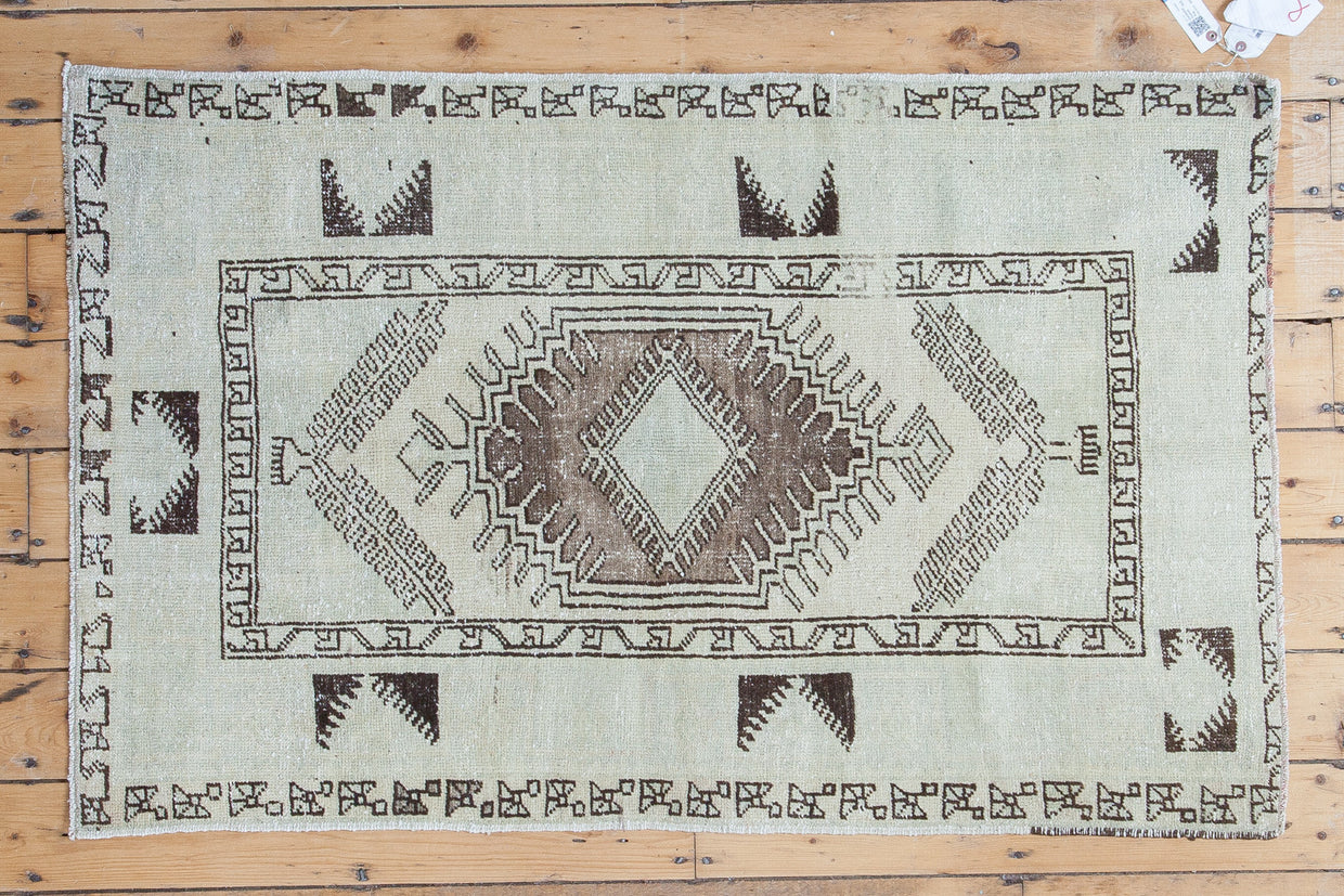 3x5 Distressed Oushak Rug // ONH Item ee001332