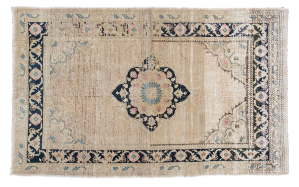 4x6 Distressed Oushak Rug // ONH Item ee001335