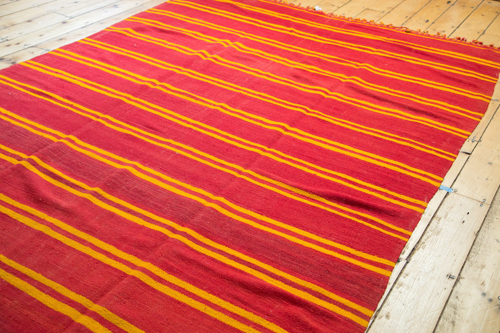 6.5x11.5 Vintage Kilim Carpet // ONH Item ee001341 Image 1