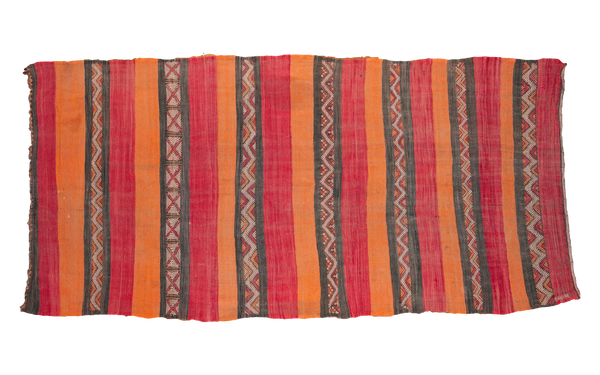 4x10.5 Vintage Kilim Rug Runner // ONH Item ee001353