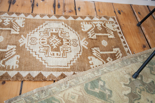 2x3 Vintage Oushak Rug Mat // ONH Item ee001358 Image 1