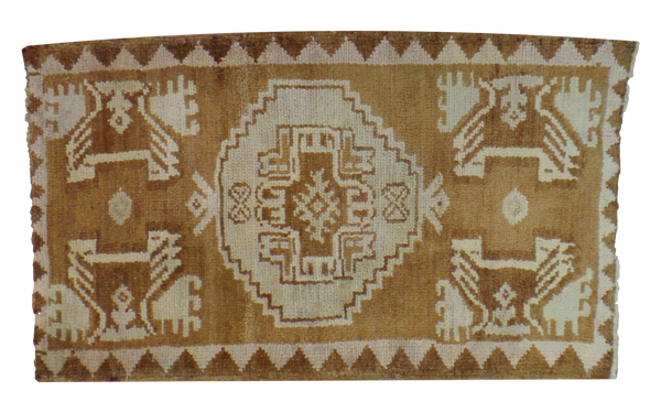 2x3 Vintage Oushak Rug Mat // ONH Item ee001358