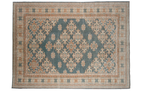 10.5x14 Vintage Oushak Carpet // ONH Item ee001359