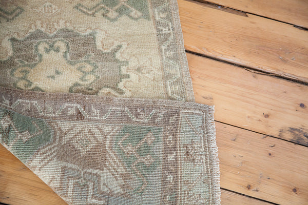 2x3.5 Vintage Oushak Rug Mat // ONH Item ee001362 Image 3