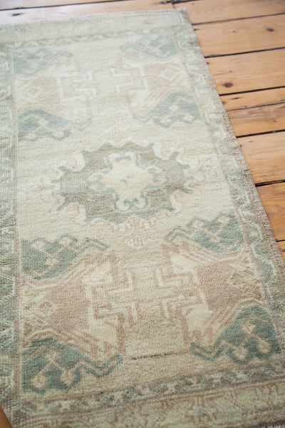 2x3.5 Vintage Oushak Rug Mat // ONH Item ee001362 Image 5