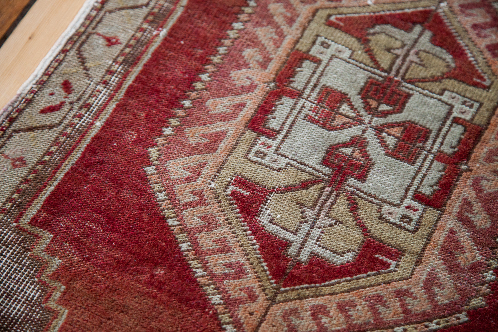 1.5x3 Vintage Distressed Anatolian Rug Runner // ONH Item ee001368 Image 1