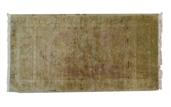 2x3.5 Vintage Oushak Rug Mat // ONH Item ee001369