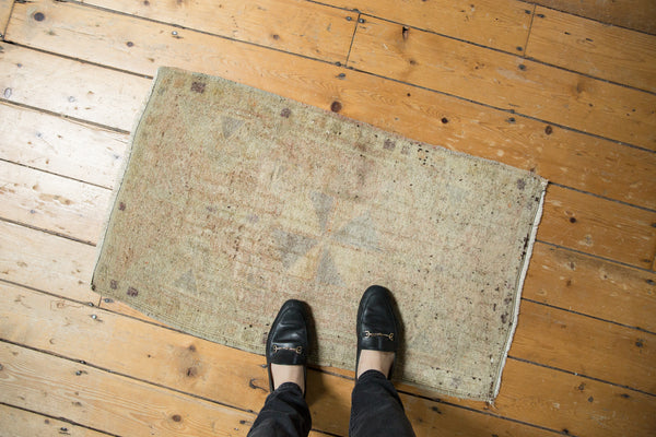 2x3 Vintage Oushak Rug Mat // ONH Item ee001373 Image 1