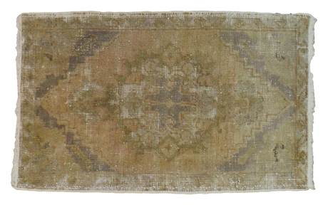 2x3 Distressed Oushak Rug Mat // ONH Item ee001377