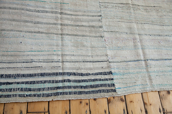 7x7 Vintage Rag Rug Carpet // ONH Item ee001386 Image 4
