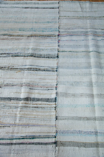 7.5x10 Vintage Rag Rug Carpet // ONH Item ee001387 Image 2