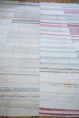 7.5x11 Vintage Rag Rug Carpet // ONH Item ee001392 Image 4