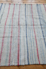 6.5x11 Vintage Rag Rug Carpet // ONH Item ee001393 Image 5