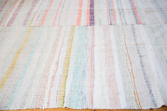 7x9.5 Vintage Rag Rug Carpet // ONH Item ee001397 Image 4