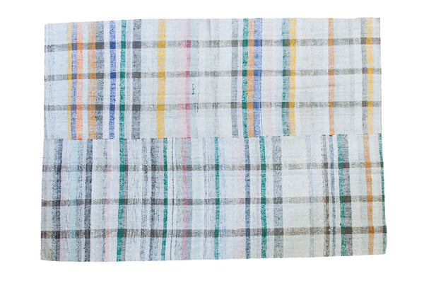 6x9 Vintage Rag Rug Carpet // ONH Item ee001398