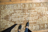 3.5x7 Distressed Oushak Rug Runner // ONH Item ee001411 Image 1
