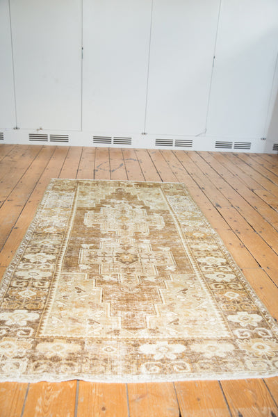 3.5x7 Distressed Oushak Rug Runner // ONH Item ee001411 Image 2