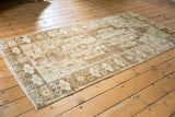 3.5x7 Distressed Oushak Rug Runner // ONH Item ee001411 Image 4